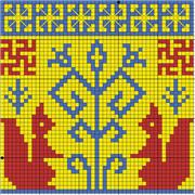 Орнаменты русских вышивок. Схемы вышивки крестом